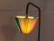 Lámpara de pie vintage con mesa y revistero, Imagen 11