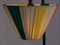 Lámpara de pie vintage con mesa y revistero, Imagen 9
