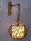 Mid-Century Rattan Wall Light, Image 6