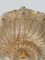 Large Flower Gilt Art Glass Murano Flush Mount by Barovier & Toso, 1930 4