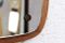 Miroir Vintage en Teck, Scandinavie 4