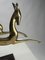 Art Deco Metal Table Lamp, France, 1940s 9