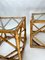 Bamboo and Glass Nightstands attributed to Vivai Del Sud, Italy, 1970s, Set of 2 6