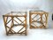 Bamboo and Glass Nightstands attributed to Vivai Del Sud, Italy, 1970s, Set of 2 7