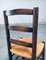 French Provincial Design Rush Dining Chairs, 1940s, Set of 8 3