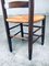 French Provincial Design Rush Dining Chairs, 1940s, Set of 8 2