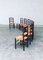 Chaises de Salle à Manger Provincial Design Rush, France, 1940s, Set de 8 27