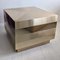 Large Vintage Gold Cube Coffee Table, 1980s, Image 6
