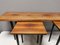 Rosewood Nesting Tables with Black Legs by Kurt Østervig for Jason Møbler, Denmark, 1960s, Set of 3 7