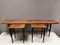 Rosewood Nesting Tables with Black Legs by Kurt Østervig for Jason Møbler, Denmark, 1960s, Set of 3 3