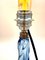 Clear and Blue Glass Table Lamp from Val Saint-Lambert 3