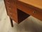 Danish Teak Desk, 1970s 16