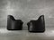 Ciprea Ledersessel von Afra & Tobia Scarpa für Cassina, 1960er, 2er Set 3