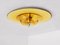 Wall Lamps in Ochre Glass by Pierre Cardin for Venini, Italy, 1970s, Image 1