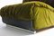 Italian Modular Sofa in Lush Green Velvet with Minimalist Frame, 1970s, Set of 5 7