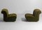 Italian Modular Sofa in Lush Green Velvet with Minimalist Frame, 1970s, Set of 5 12