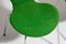 Chaises en Tissu Vert Foncé par Arne Jacobsen pour Fritz Hansen, 1980s, Set de 4 16