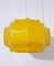 Mid-Century Yellow Pendant Lamp from Ilka Plast, Germany, 1970s 1