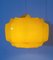 Mid-Century Yellow Pendant Lamp from Ilka Plast, Germany, 1970s 6