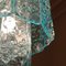 Italienischer Kaskaden-Kronleuchter aus blauem Muranoglas 3