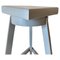 Large Vintage Wood Pedestal, Italy, 1950s, Image 4