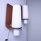Wood and Glass Wall Lights, Set of 2, Image 5