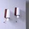 Wood and Glass Wall Lights, Set of 2, Image 7