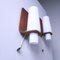 Wood and Glass Wall Lights, Set of 2, Image 3