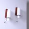 Wood and Glass Wall Lights, Set of 2, Image 1