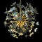 Lampe Sputnik Papillons de Murano Bleue 3
