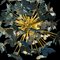 Lampe Sputnik Papillons de Murano Bleue 5