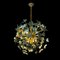 Lampe Sputnik Papillons de Murano Bleue 1