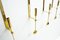 Swedish Brass Candle Sconces by Pierre Forssell for Skultuna, 1970s, Set of 10, Image 7