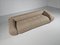 Anfibio Sofabed in Beige Linen Fabric attributed to Alessandro Becchi for Giovanetti, 1970s 5