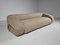 Anfibio Sofabed in Beige Linen Fabric attributed to Alessandro Becchi for Giovanetti, 1970s 3