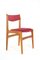 Sedie da pranzo modello 89 attribuite a Niels Bach, anni '70, set di 4, Immagine 1