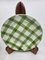 Service d'Assiettes et Plats en Faïence Moulin Des Loups Orchies à Décor de Vichy Vert, Set de 13 2