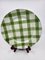 Service d'Assiettes et Plats en Faïence Moulin Des Loups Orchies à Décor de Vichy Vert, Set de 13 3