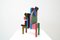 Pierre Caille, Escultura policromada escolar belga, años 80, madera pintada, Imagen 6