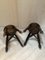 Set of Early Rustic Elm Wood Stools, 1920s 7