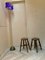 Set of Early Rustic Elm Wood Stools, 1920s 1