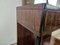 Art Deco Dressing Table in Briarwood with Mirror and Pink Glass Top, 1930s 20