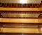 Bookcase Bar Cabinet with Folding Table in Mahogany and Brass, 1950s 9