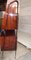 Bookcase Bar Cabinet with Folding Table in Mahogany and Brass, 1950s 25