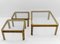 Large Model T09 Coffee Table in Brass and Glass by Peter Ghyczy, 1970s 20