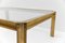 Large Model T09 Coffee Table in Brass and Glass by Peter Ghyczy, 1970s 17
