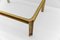 Large Model T09 Coffee Table in Brass and Glass by Peter Ghyczy, 1970s 14