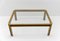 Large Model T09 Coffee Table in Brass and Glass by Peter Ghyczy, 1970s 4