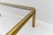 Large Model T09 Coffee Table in Brass and Glass by Peter Ghyczy, 1970s 10