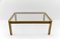 Large Model T09 Coffee Table in Brass and Glass by Peter Ghyczy, 1970s 3